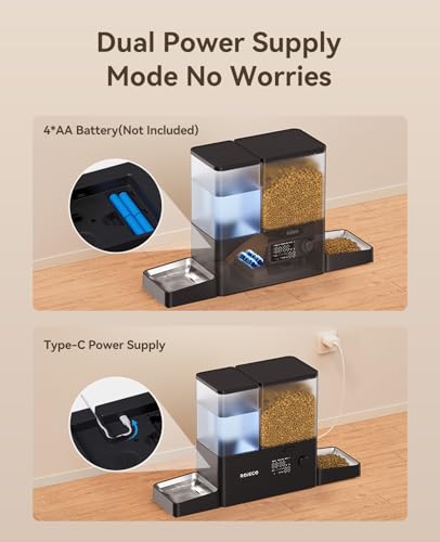 Automatic Cat Feeder & Water Dispenser