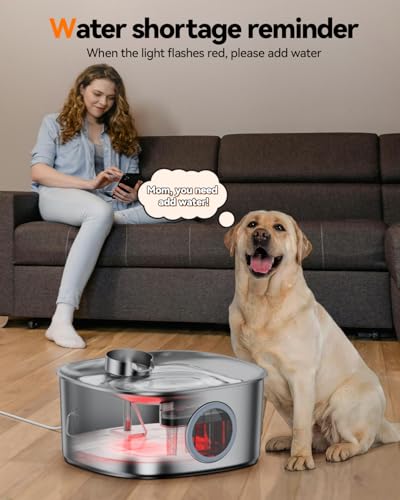Dog Water Fountain Stainless Steel
