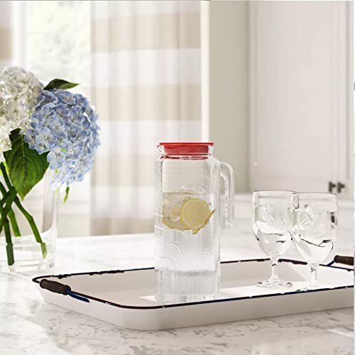 Gelo Set of 2 Glass pitchers