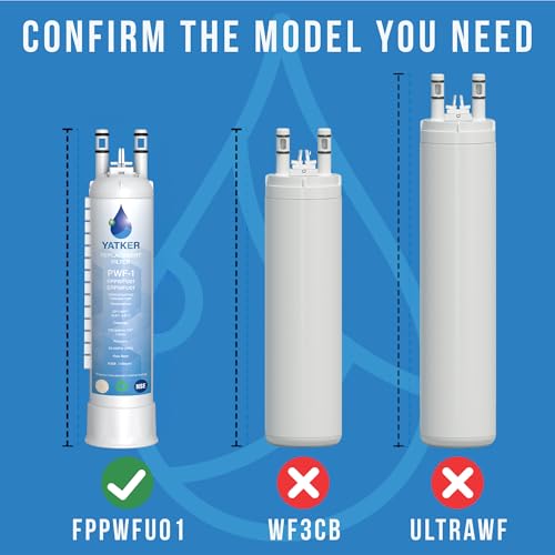 FPPWFU01 Water Filter Replacement 3 Packs