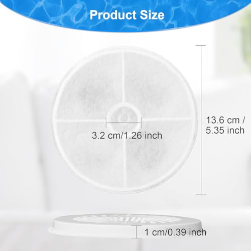 Upgraded Filter Units 3.0 for Cat Water Fountains E versweet 2S (10 Count)