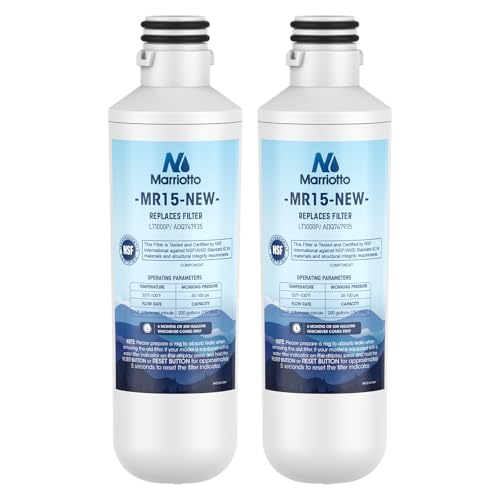 Water Filter LT1000PC Replacement for LG Refrigerator (2 Count)