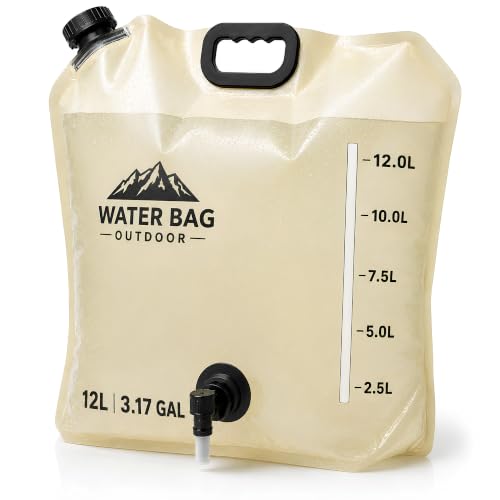 3.17 Gallon 12L Collapsible Water Container with Spigot