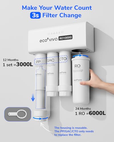 Ecoviva RO1000G Tankless 9