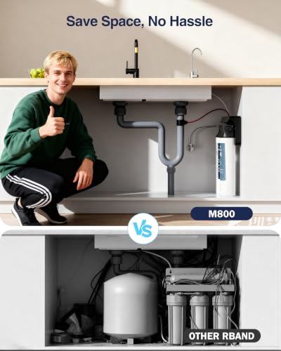 M800 Non Electric Tankless Reverse Osmosis Water Filter