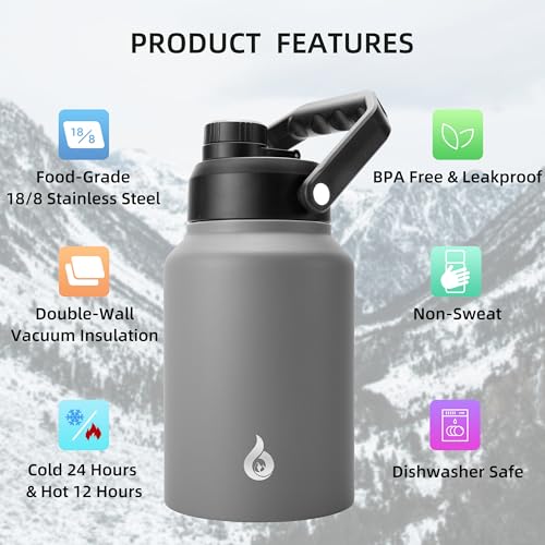 64oz Insulated Water Bottle