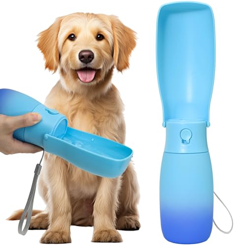 Portable Dog Water Bottle 19oz Blue