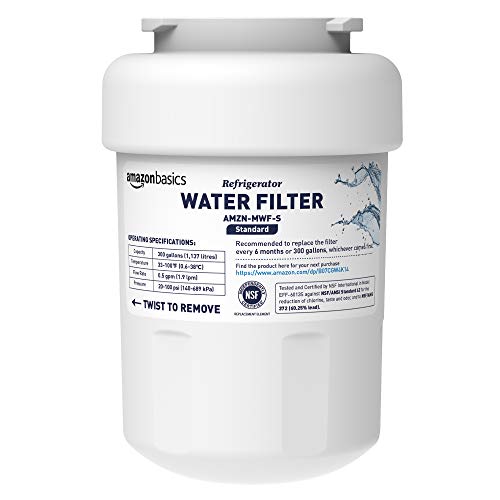 Replacement Water Filter Cartridge Compatible with GE MWF Refrigerator