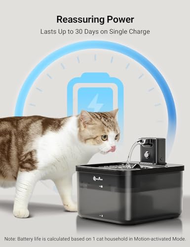Cat Water Fountain Cordless