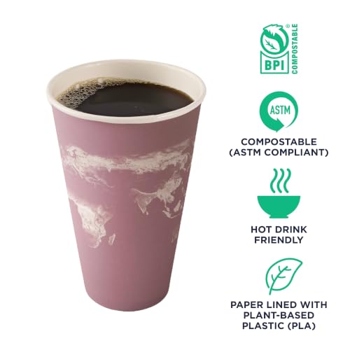 World Art Disposable Coffee Cups (1000 Count)