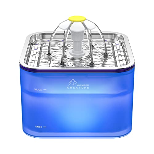 Crystal Cat Water Fountain Stainless Steel Lid