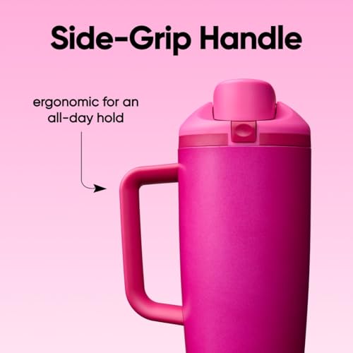 FreeSip Tumbler Stainless Steel Water Bottle 40 oz Read My Lips