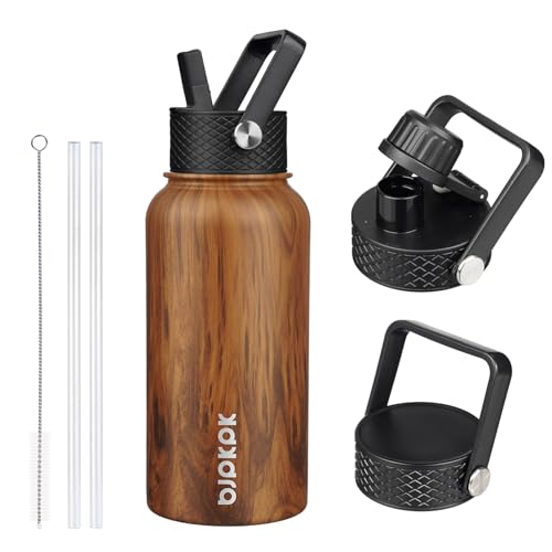27oz Insulated Water Bottle with Straw Lid