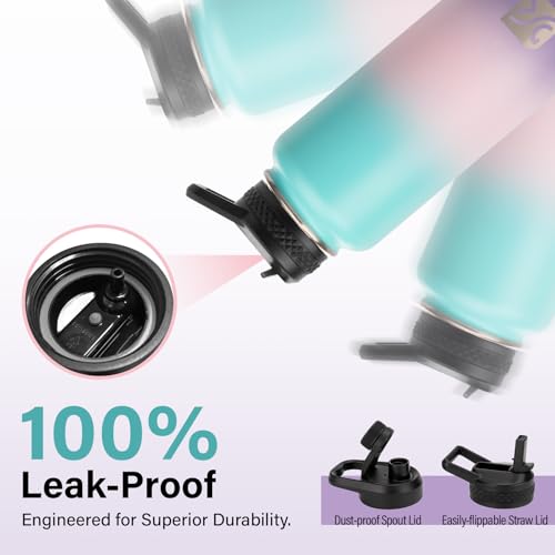 Insulated Water Bottle with Portable Carrier Bag for Outdoor 40 oz
