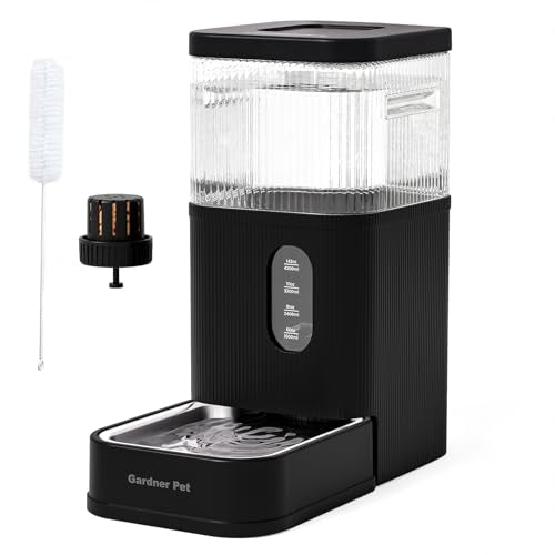 2.9 Gallon Automatic Dog Water Dispenser with Stainless Steel Bowl