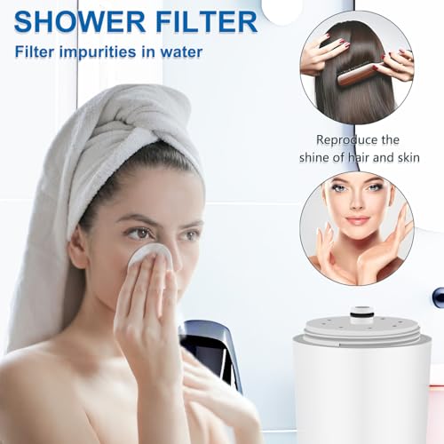 Water Replacement Filter for Shower Head (2 Count)