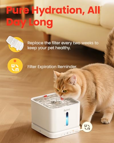 6 Pcs Cat Water Fountain Filters