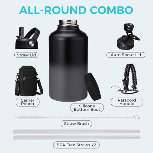 64OZ Insulated Sports Water Bottle (64 Count)
