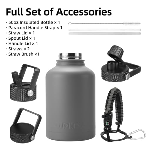 50oz Large Insulated Water Bottle