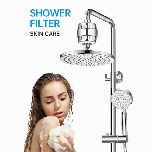 20 Stage Shower Filter Universal with Replaceable Water Filter
