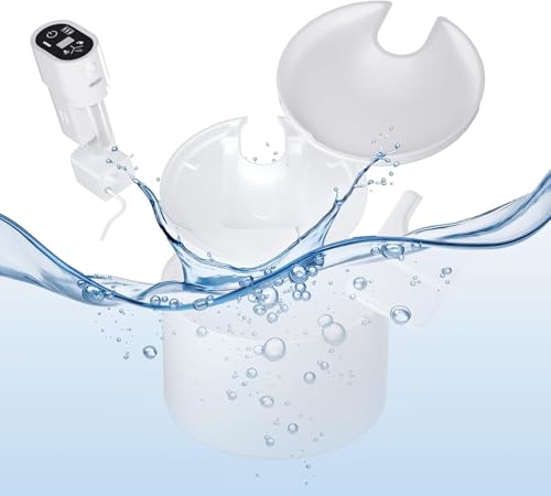 Cordless Ceramic Cat Water Fountain Replacement 4000mAh Battery Sensor Controller Automatic Super Silent Intelligent Sensor Cordless Pet Drinking Dispenser Dog Water Bowl Dispenser