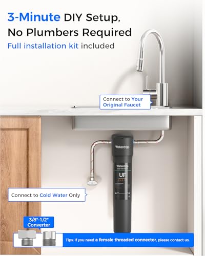 15UA UF 0.01 μm Ultra Filtration Under Sink Water Filter System