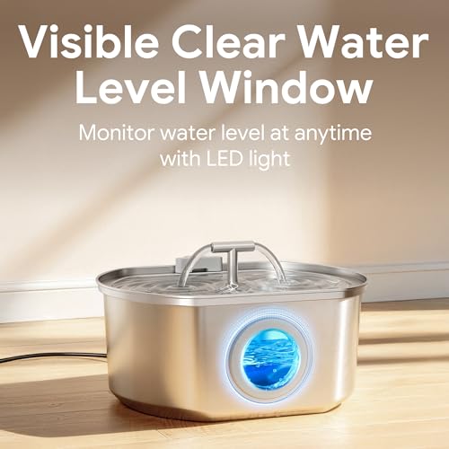 Cat Water Fountain Stainless Steel