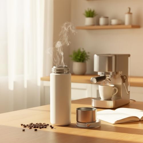 16 oz Stainless Steel Tea Infuser Bottle with Lid double as Tea Cup