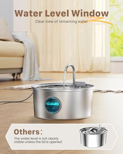 Cat Water Fountain Stainless Steel