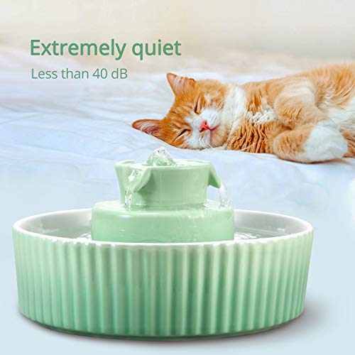 Ceramic Cat Water Fountain