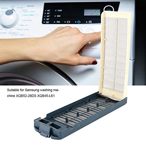 2 pcs Plastic Trap for Washing Machine Washer Washing Machine Laundry Filter Box Replacement Lint Filter Parts Fine Mesh Genuine for XQB52