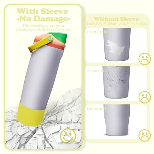 Silicone Boot for Owala 30oz & 40oz FreeSip Sway Bottles & Tumblers