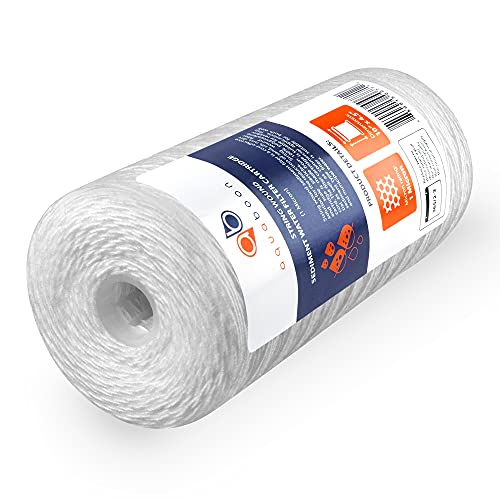 1 Micron String Wound Water Filter 10x4.5 Replacement (20 Count)