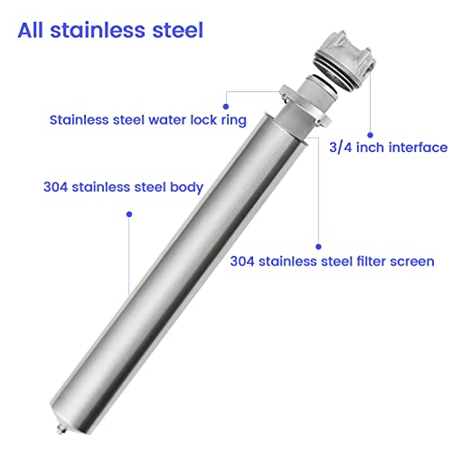 NSF ANSI 42 Stainless Steel Whole House Water Filter Housing