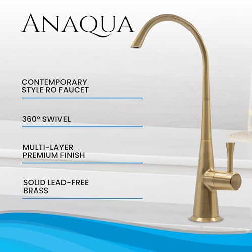 Non-Air-Gap Brass RO Faucet, Brushed Gold