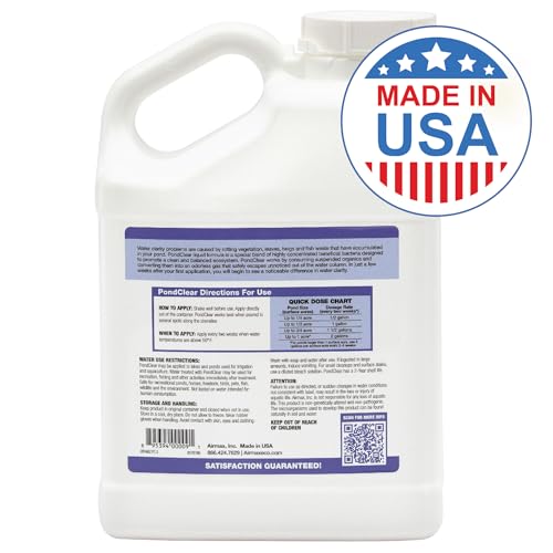 PondClear Liquid Bacteria Water Clarifier for Ponds & Lakes