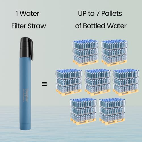 Portable Water Filter Straw Survival (4 Count)