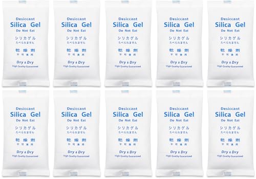 500 Gram [10 Packets] Silica Gel Packets Desiccants