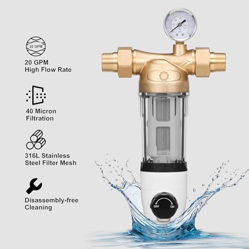 Spin Down Water Sediment Filter