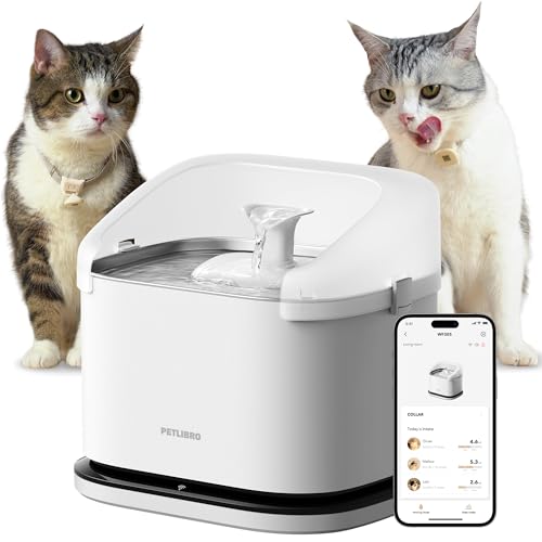RFID Multi Cats Water Fountain with Cat Recognition & Hydration Monitoring