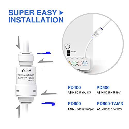 PRV3 Water Filter Pressure Regulator Protection Valve For Reverse Osmosis & Water Filter System