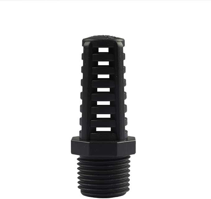 TOMEX 1/2 Inch Threaded Suction/Overflow Strainer, Screen Strainer 1/2 Inch (2 Pack)