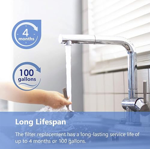 7027W Faucet Filter Compatible with Brita® Faucet Filter (2 Count)