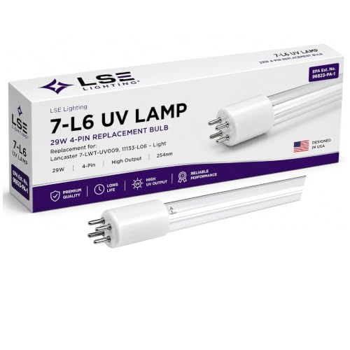 7-L6 29W 4-Pin UV Replacement Bulb for Lancaster Systems