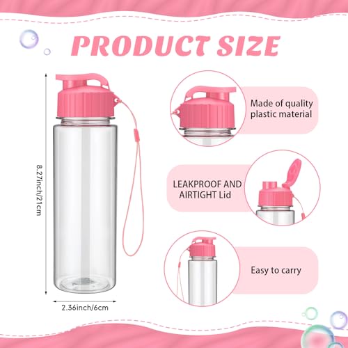 20 Pcs 17 Oz Plastic Water Bottles Bulk Sports