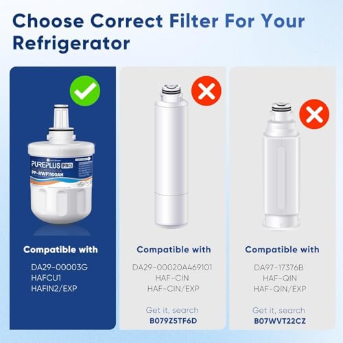 DA29 00003G NSF 53&42 Certified Water Filter Replacement for Samsung DA29 (3 Count)