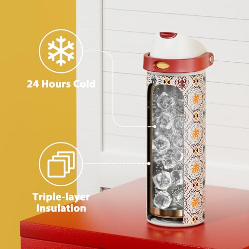 24 oz Insulated Water Bottle for Sports