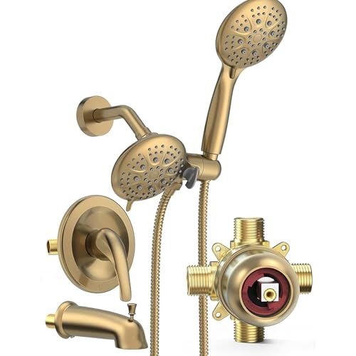 Dual 2 in 1 Shower System with Tub Spout