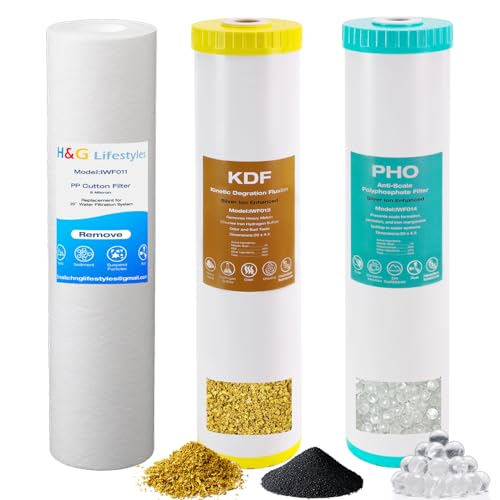 Whole House Water Filter Cartridge 4.5 x 20 KDF Water Filter
