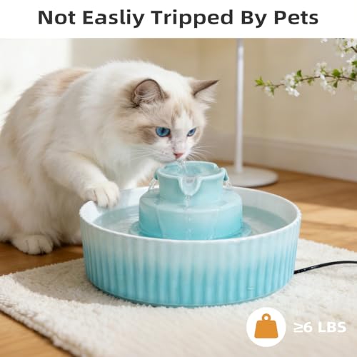 Ceramic Cat Water Fountain